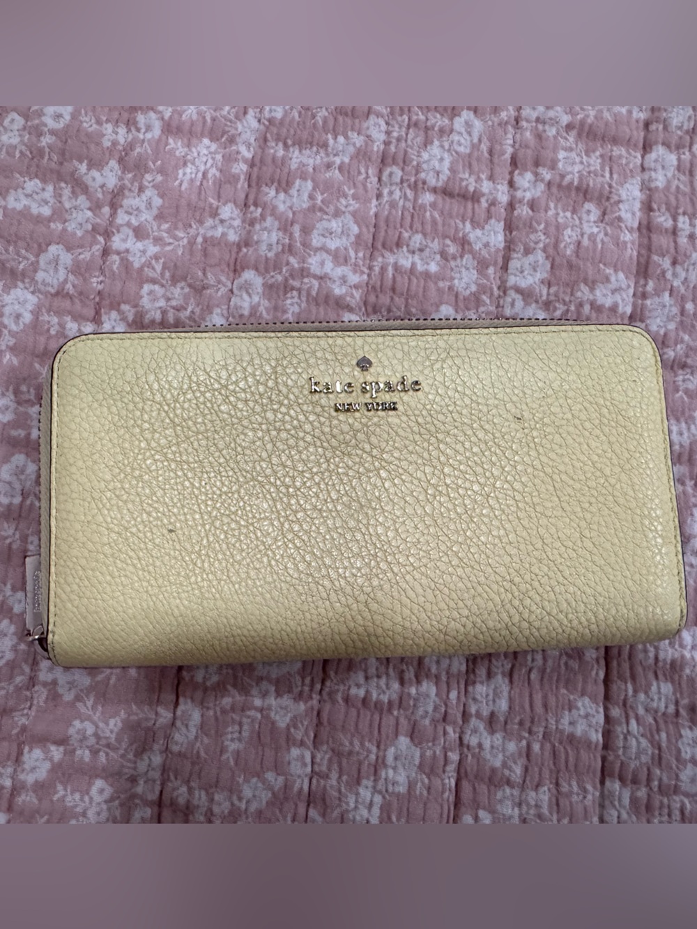 Kate Spade Yellow Wallet